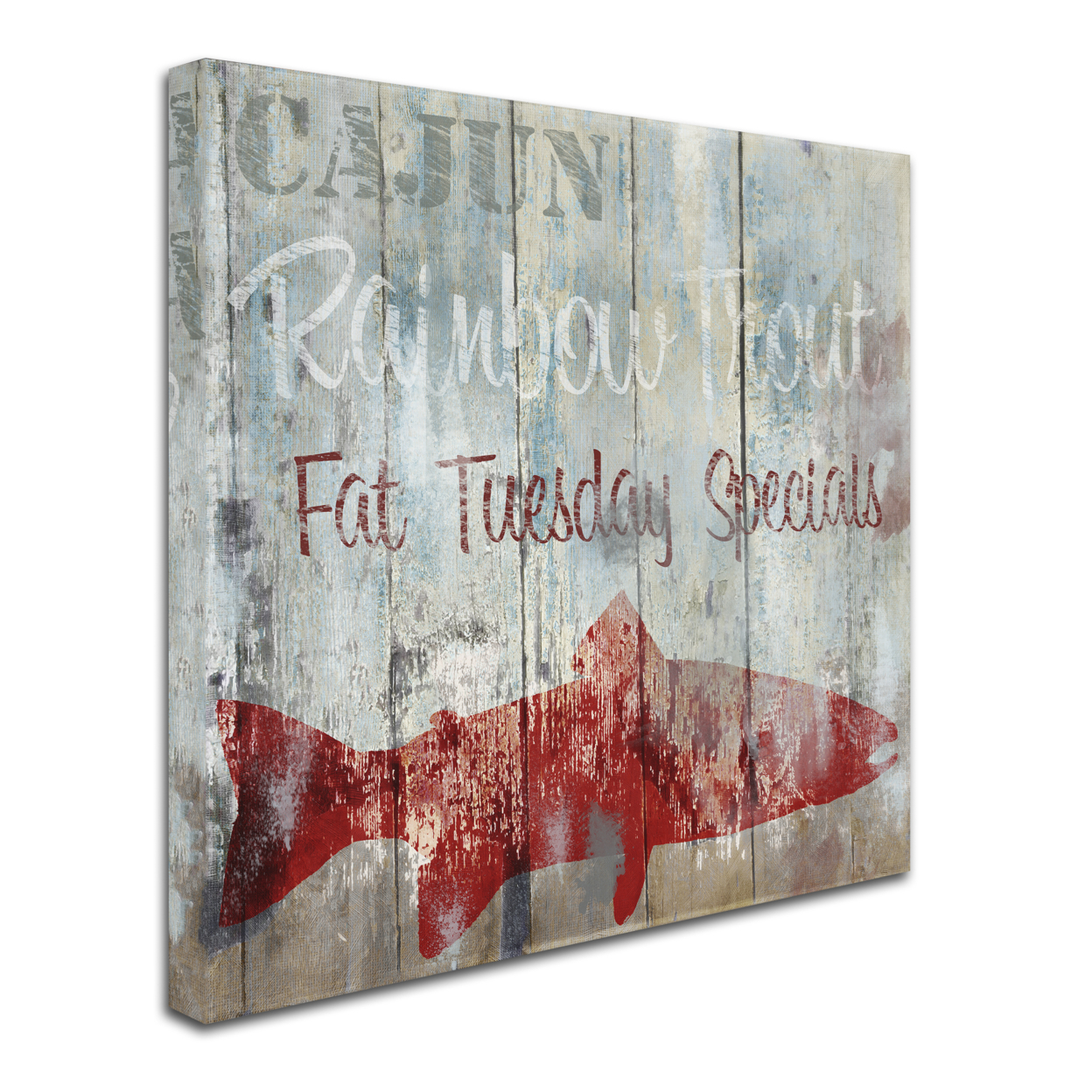 Color Bakery 'New Orleans Seafood III' Huge Canvas Art 35 X 35