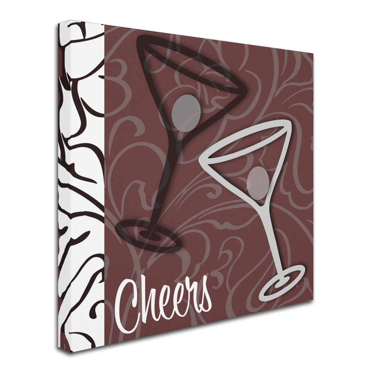 Color Bakery 'Cheers I' Huge Canvas Art 35 X 35