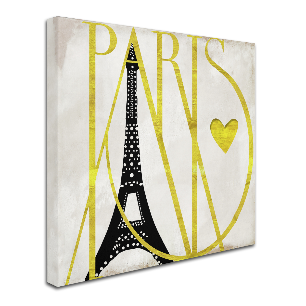 Color Bakery 'I Love Paris' Huge Canvas Art 35 X 35