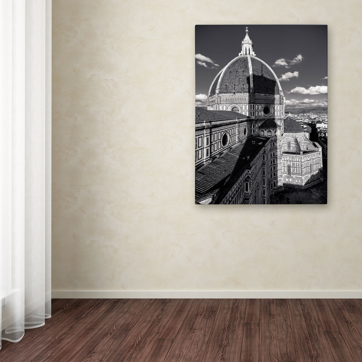 Giuseppe Torre 'Brunelleschi's Work' Canvas Art 16 X 24