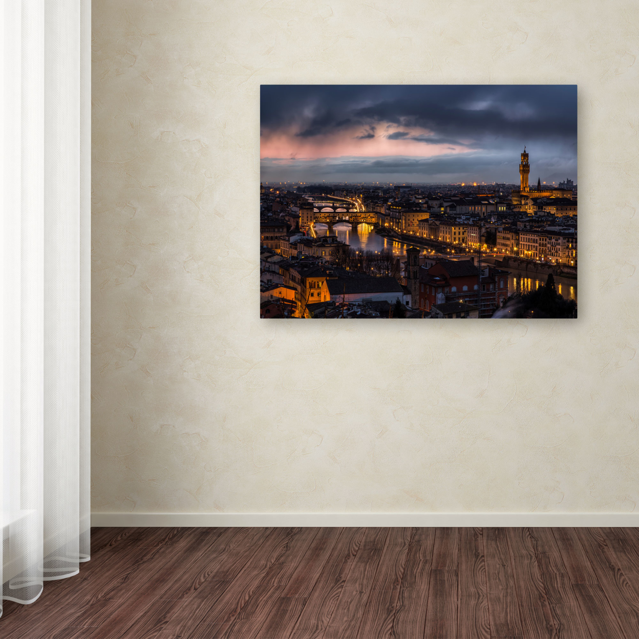 Giuseppe Torre 'The Old River' Canvas Art 16 X 24