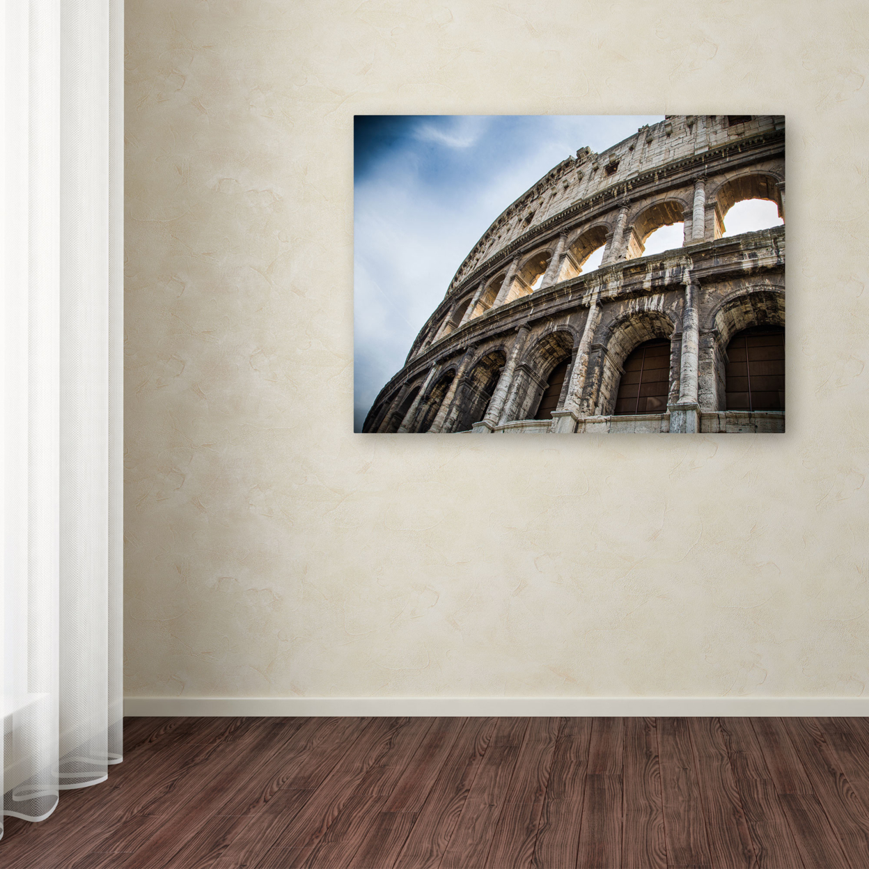 Giuseppe Torre 'Colosseo' Canvas Art 16 X 24