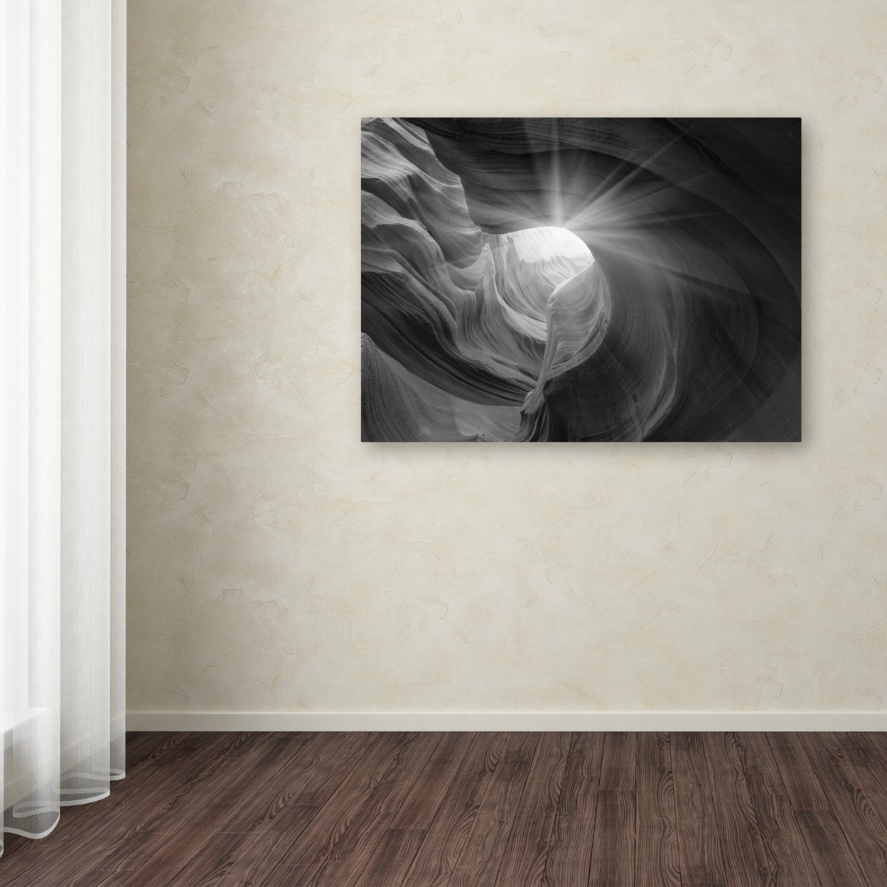 Moises Levy 'Searching Light I' Canvas Art 16 X 24
