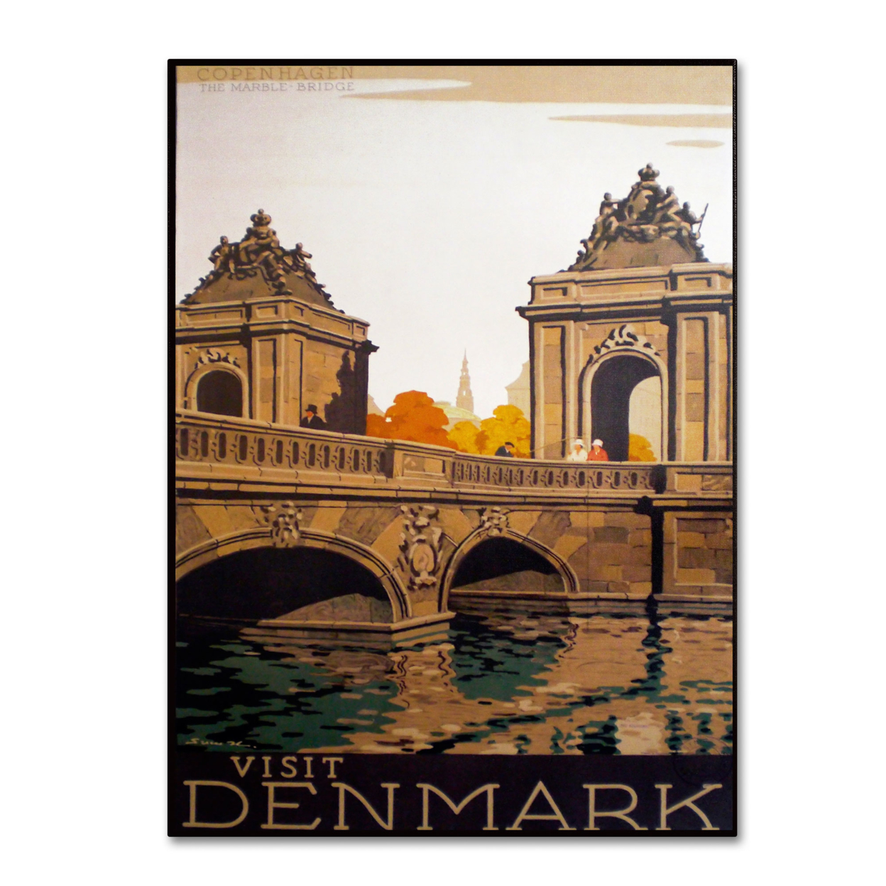 Vintage Apple Collection 'Denmark' Canvas Art 16 X 24