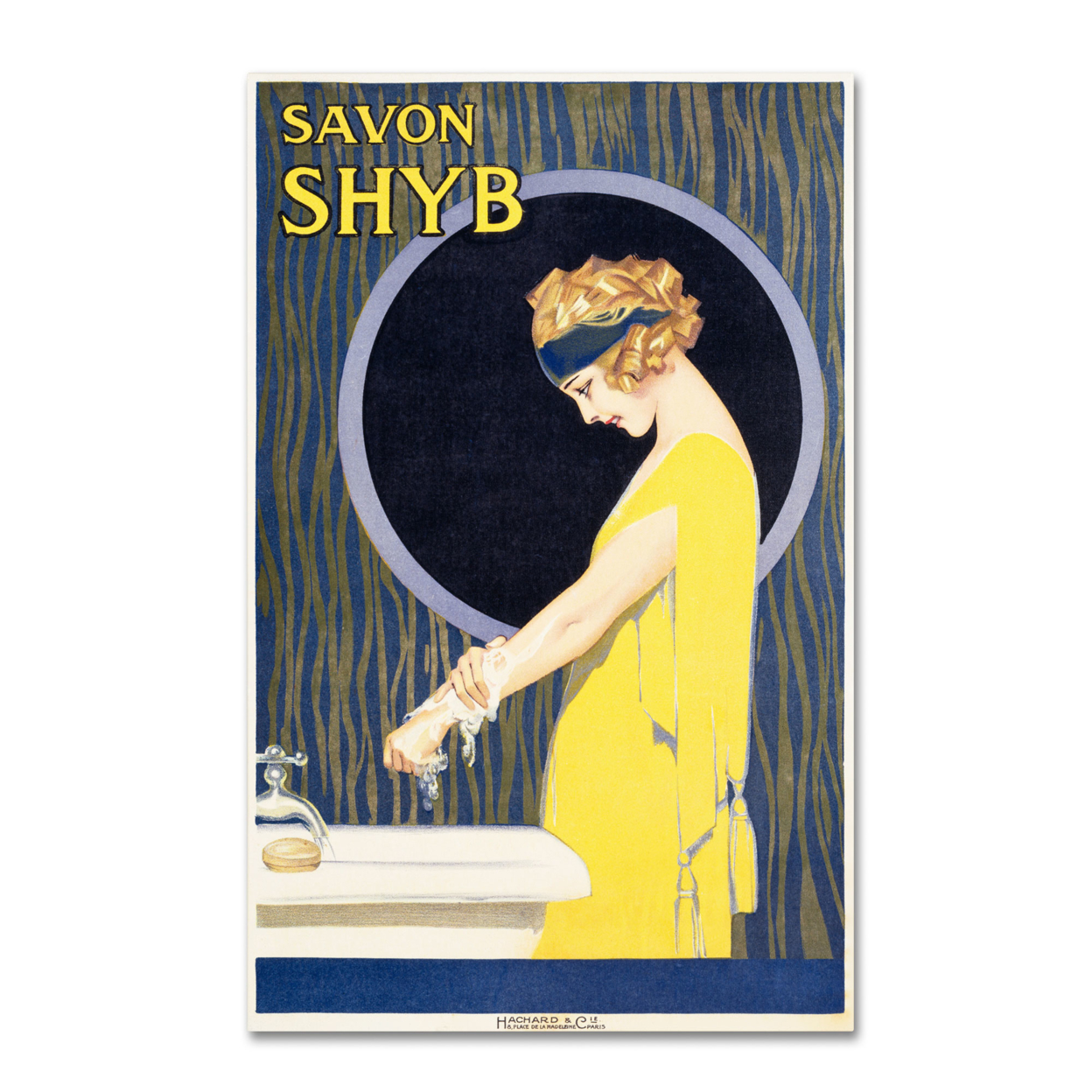 Savon S H Y B' Canvas Art 16 X 24