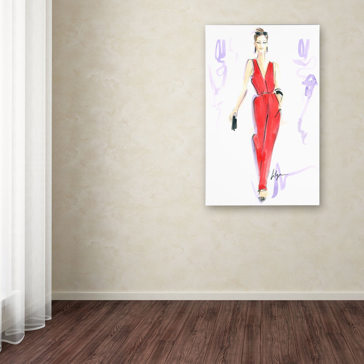 Jennifer Lilya 'Red Hot' Canvas Art 16 X 24