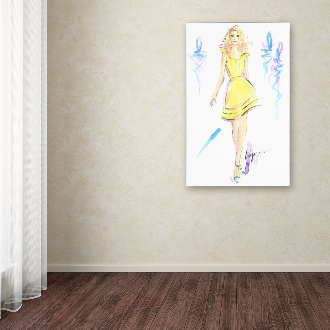 Jennifer Lilya 'Lemon Meringue High' Canvas Art 16 X 24
