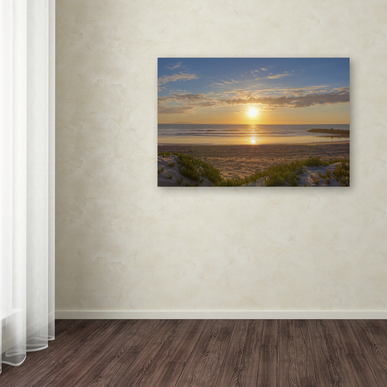 Chris Moyer 'Pierpont Sunset' Canvas Art 16 X 24