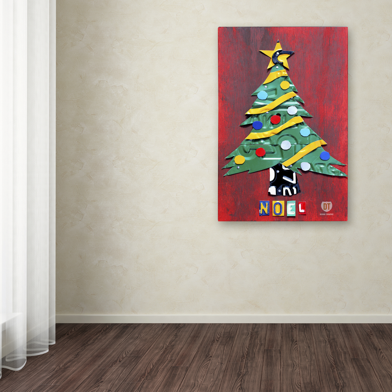 Design Turnpike 'Noel Christmas Tree' Canvas Art 16 X 24