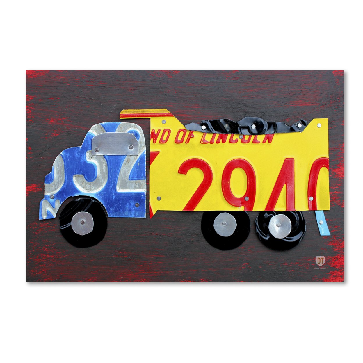 Design Turnpike 'Dump Truck' Canvas Art 16 X 24