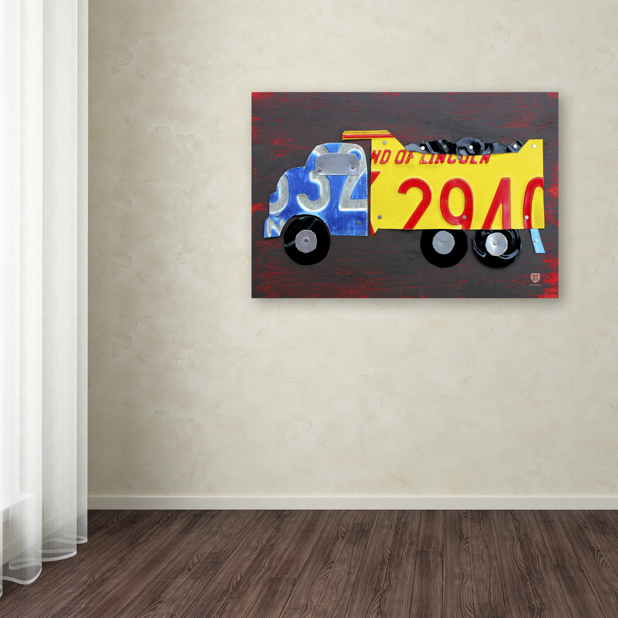 Design Turnpike 'Dump Truck' Canvas Art 16 X 24