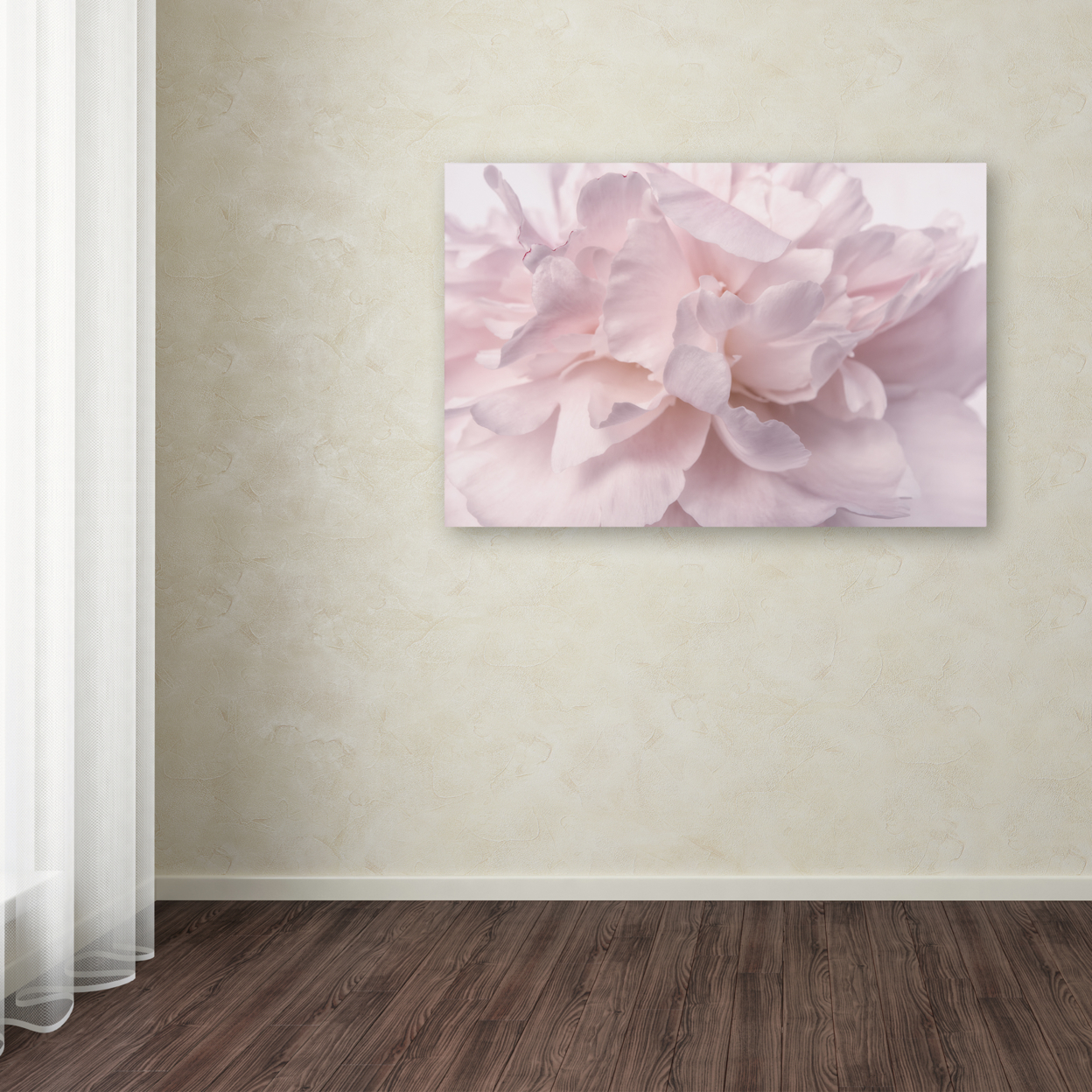 Cora Niele 'Pink Peony Petals II' Canvas Art 16 X 24