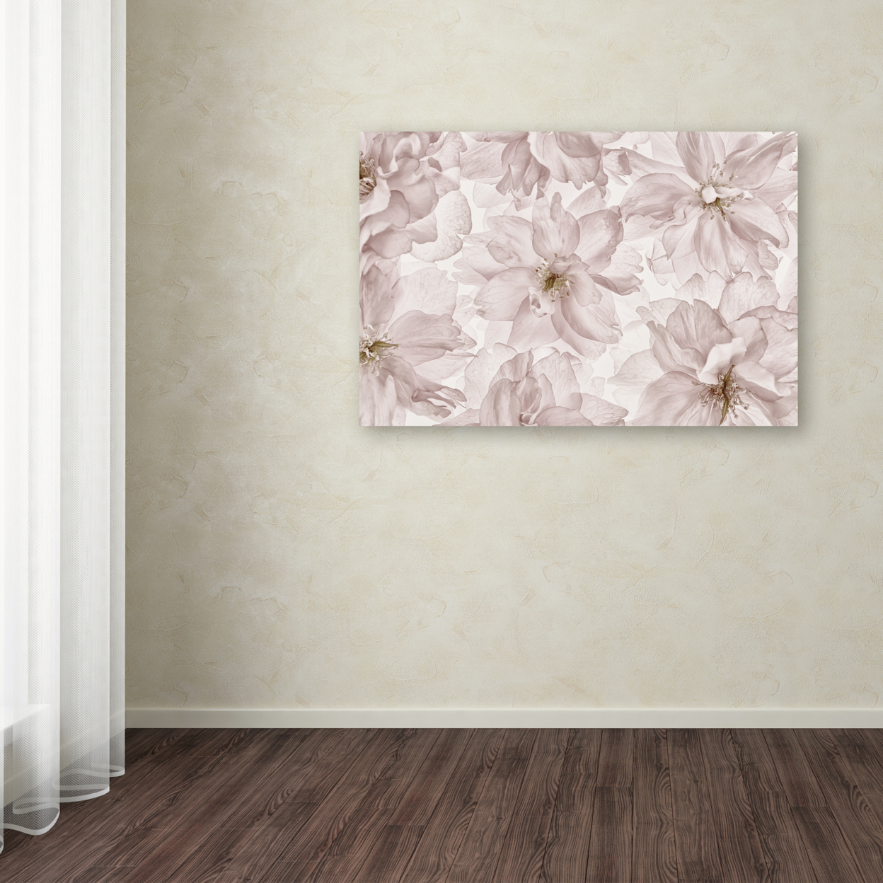 Cora Niele 'Translucent Cherry Blossom' Canvas Art 16 X 24
