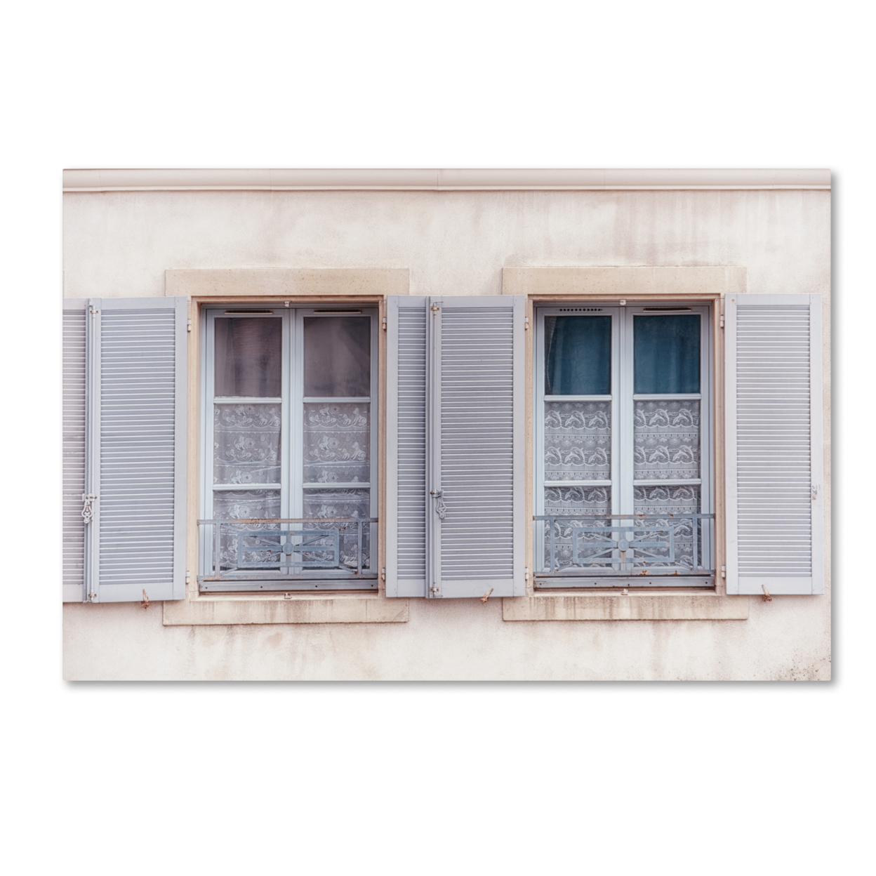 Cora Niele 'French Windows II' Canvas Art 16 X 24