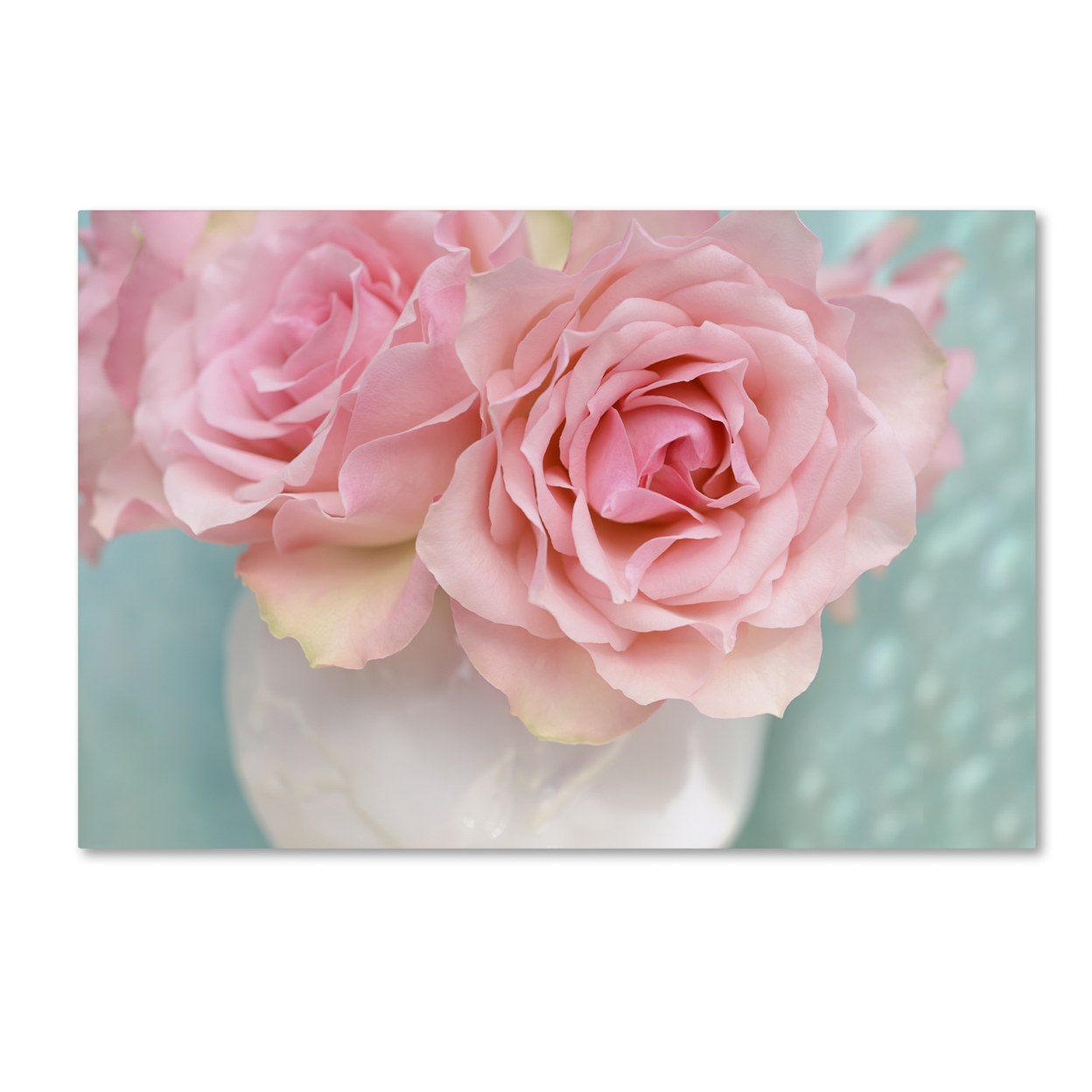 Cora Niele 'Pink Rose Bouquet' Canvas Art 16 X 24