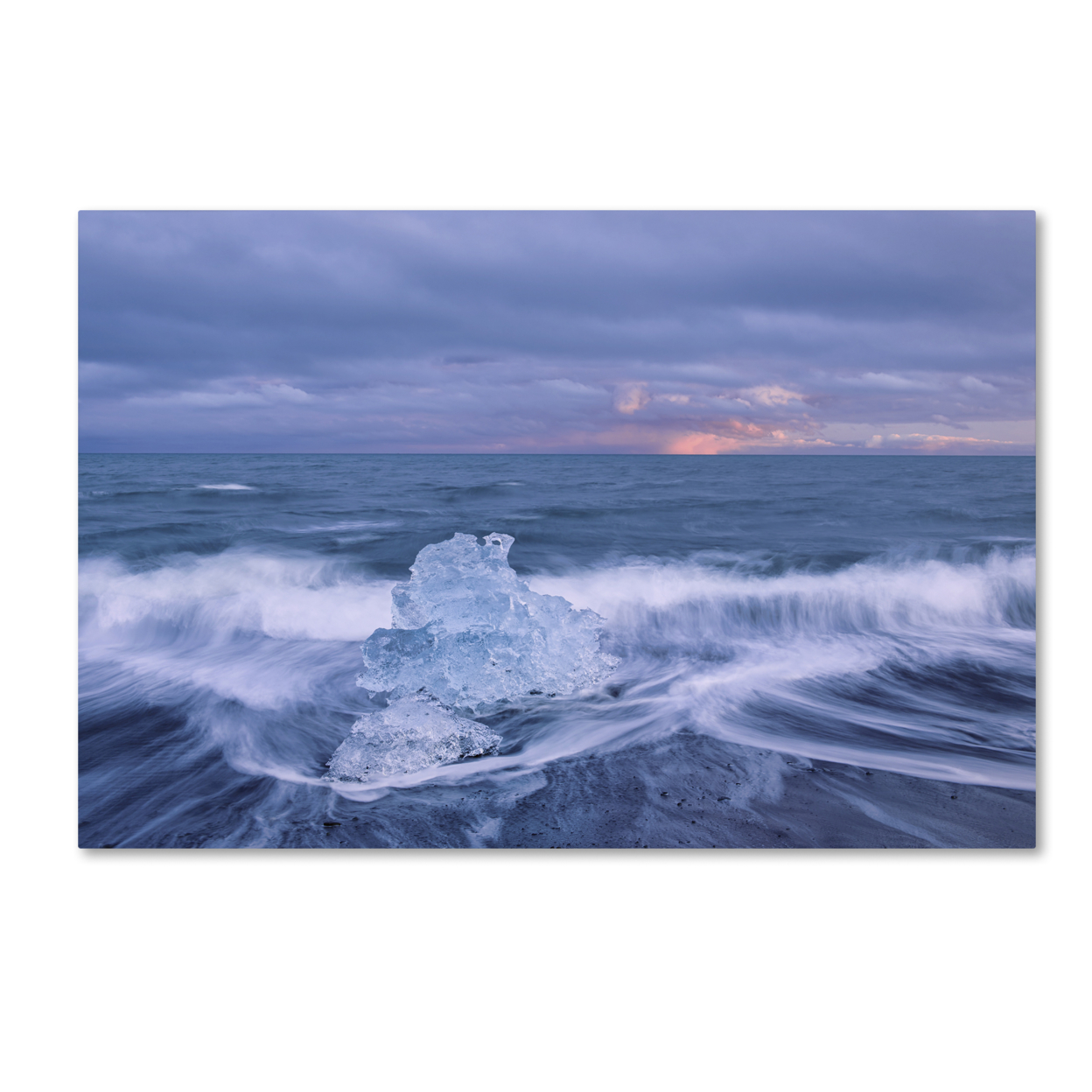 Michael Blanchette Photography 'Diamond In The Surf' Canvas Art 16 X 24