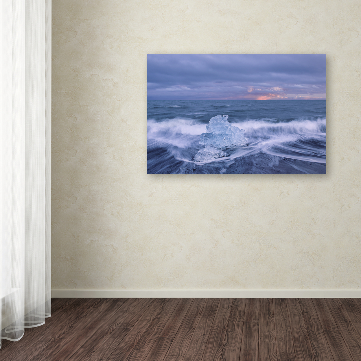 Michael Blanchette Photography 'Diamond In The Surf' Canvas Art 16 X 24