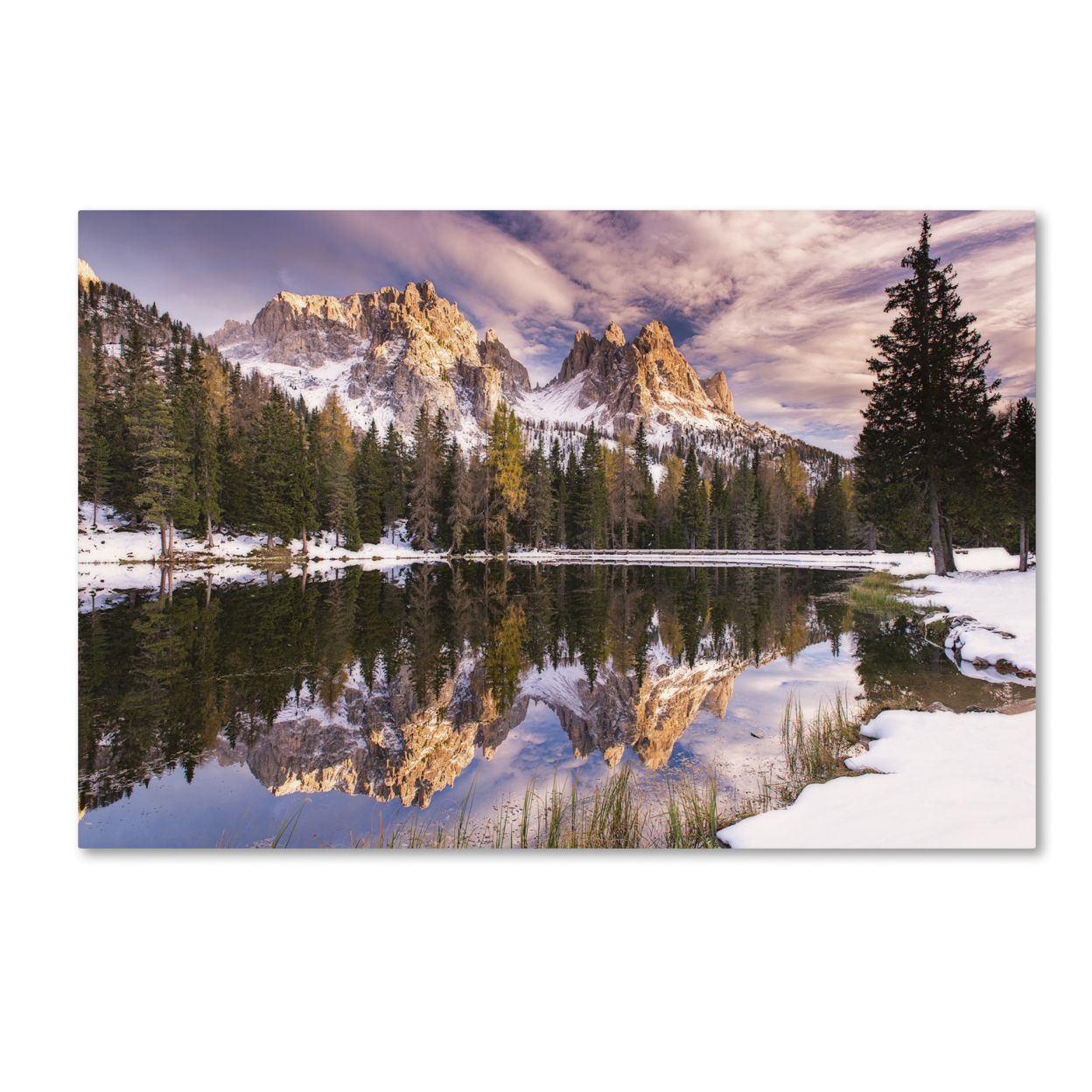 Michael Blanchette Photography 'Peak In The Water' Canvas Art 16 X 24