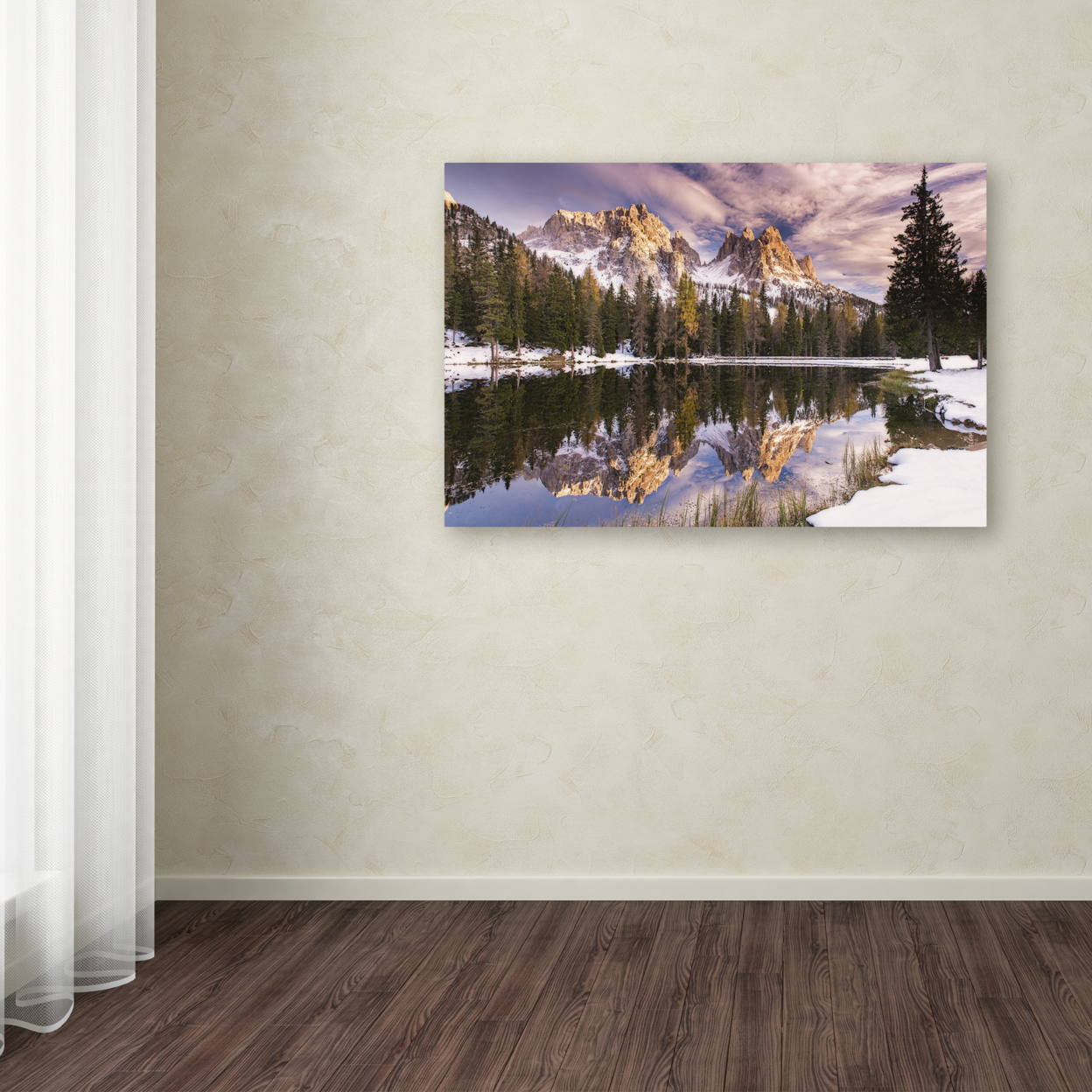 Michael Blanchette Photography 'Peak In The Water' Canvas Art 16 X 24