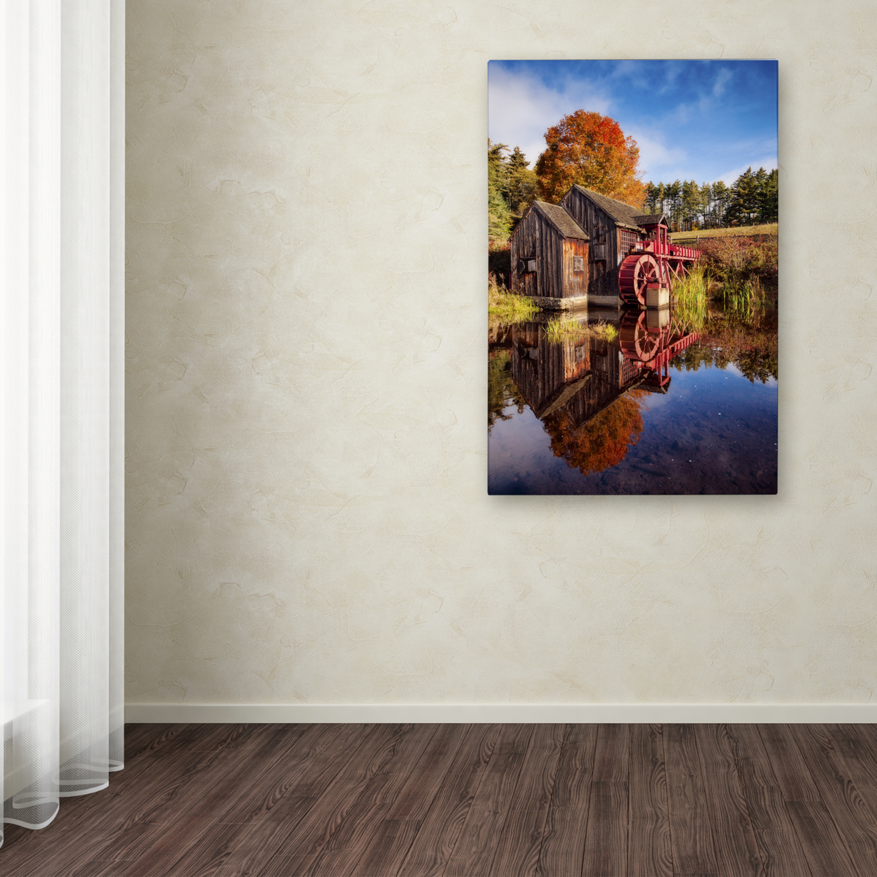 Michael Blanchette Photography 'The Old Grist Mill' Canvas Art 16 X 24