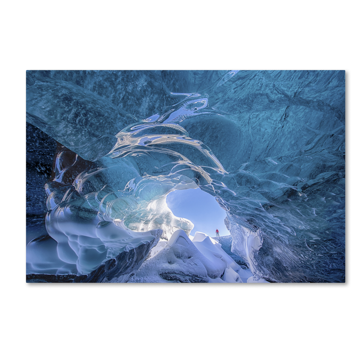 Michael Blanchette Photography 'Ice Vortex' Canvas Art 16 X 24