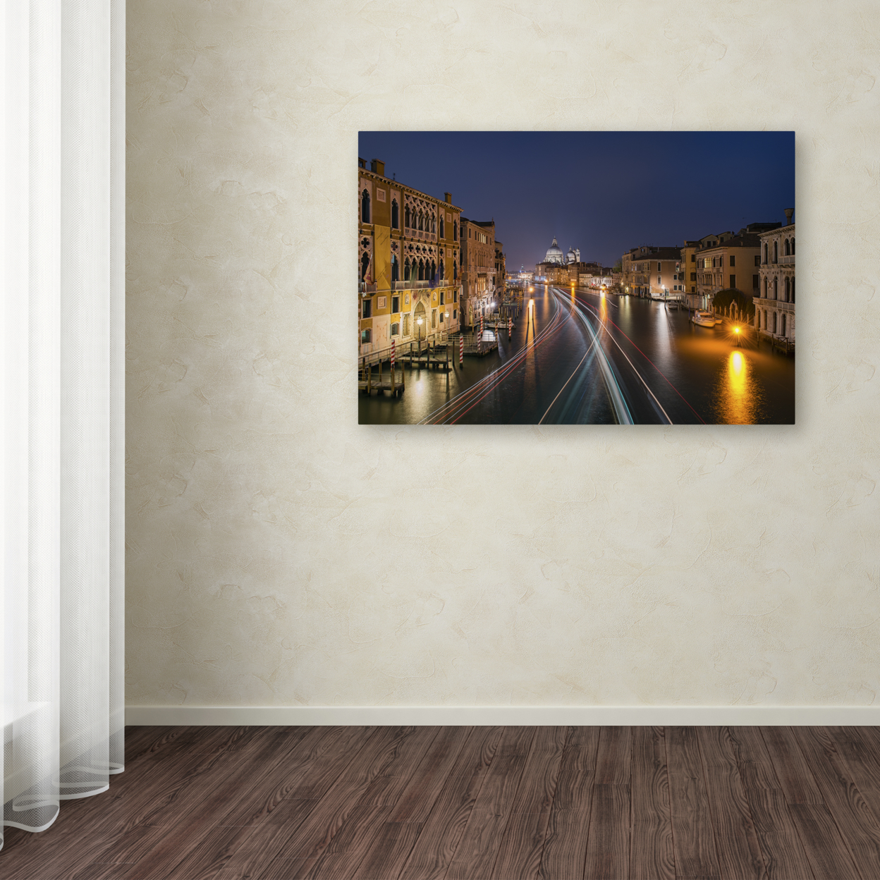 Michael Blanchette Photography 'On The Grand Canal' Canvas Art 16 X 24