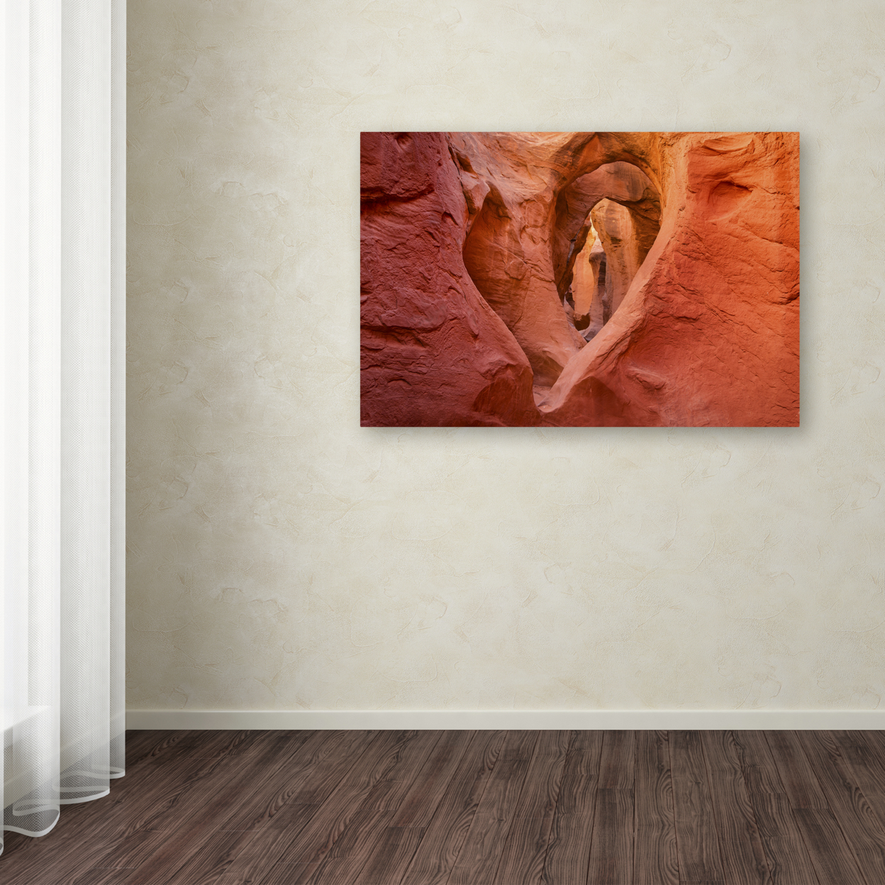 Michael Blanchette Photography 'Heart In Stone' Canvas Art 16 X 24