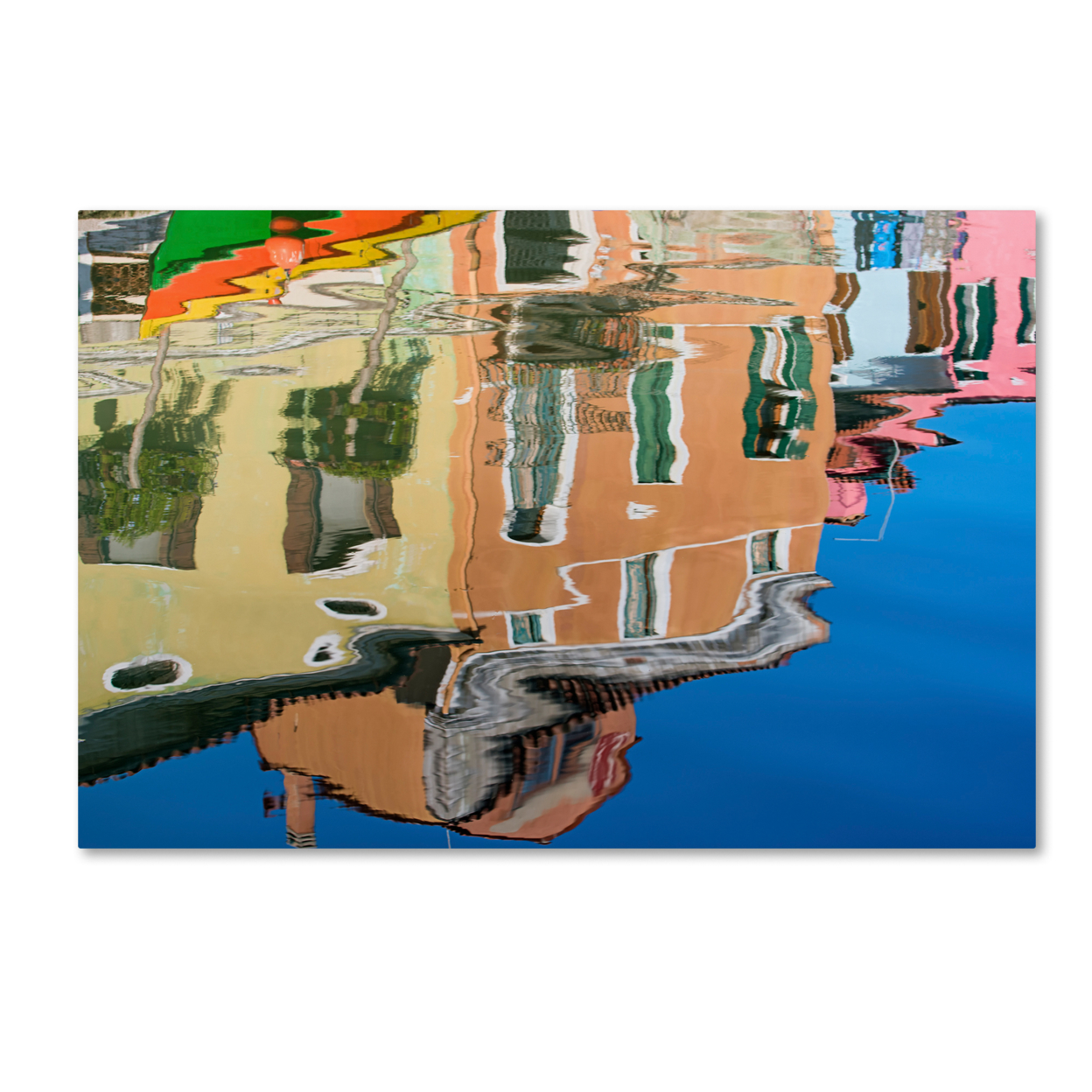 Michael Blanchette Photography 'Canal Reflection' Canvas Art 16 X 24