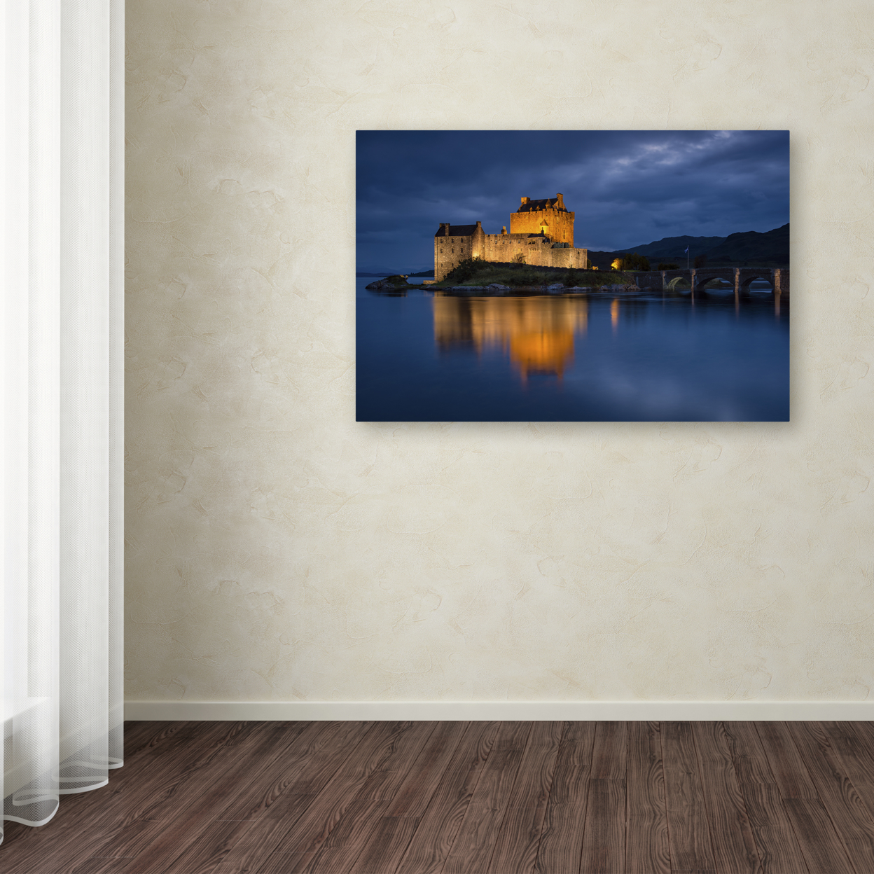 Michael Blanchette Photography 'Eilean Donan Castle' Canvas Art 16 X 24
