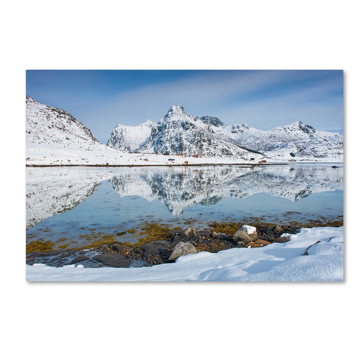 Michael Blanchette Photography 'Fjord Reflection' Canvas Art 16 X 24