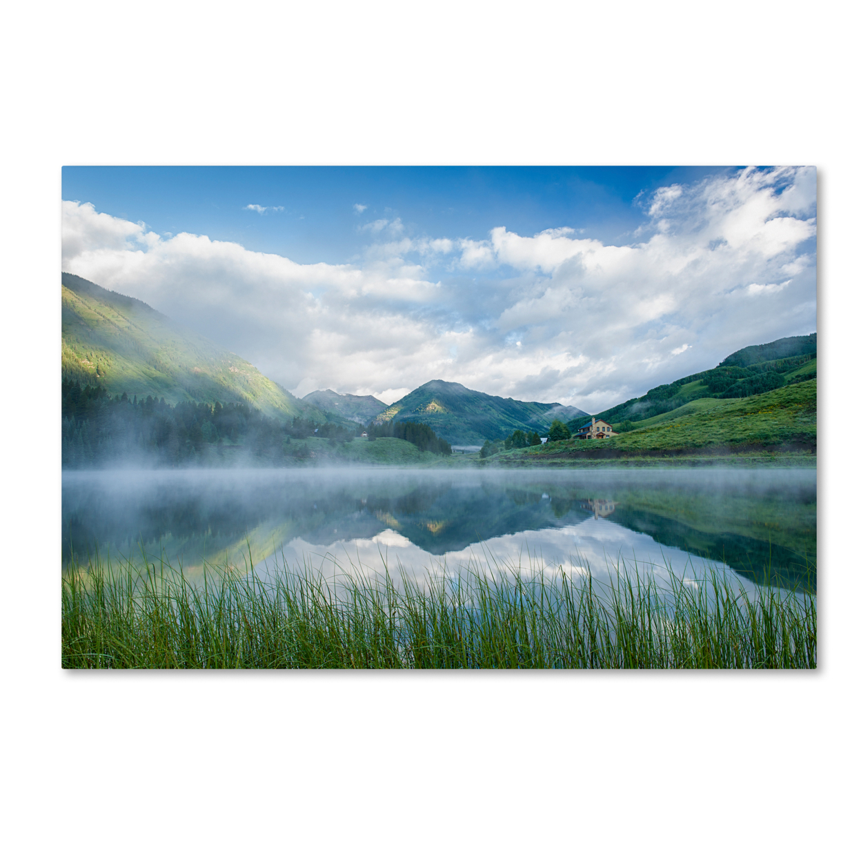 Michael Blanchette Photography 'Fog In The Mirror' Canvas Art 16 X 24