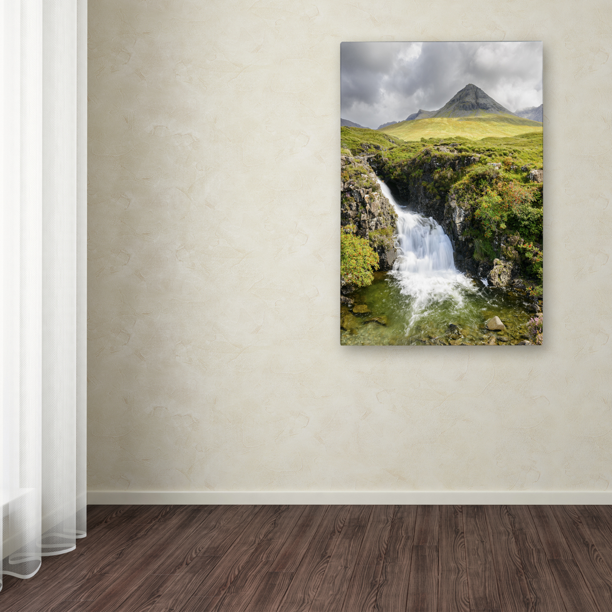 Michael Blanchette Photography 'Waterfall' Canvas Art 16 X 24