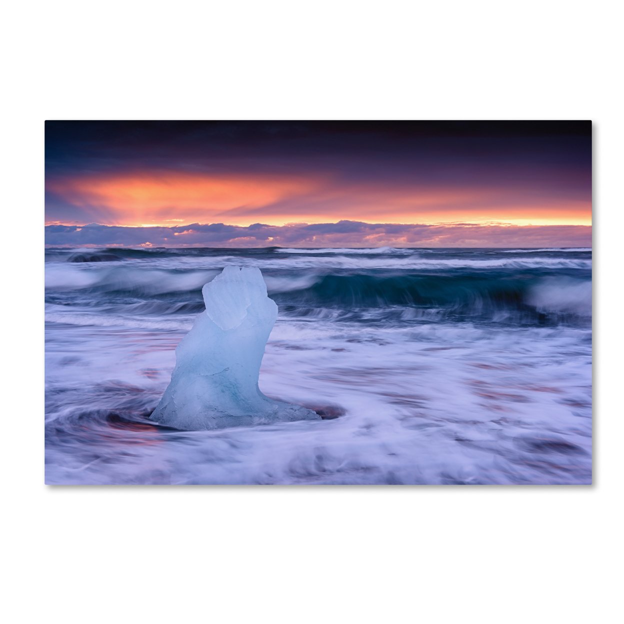 Michael Blanchette Photography 'Ice Sculpture' Canvas Art 16 X 24