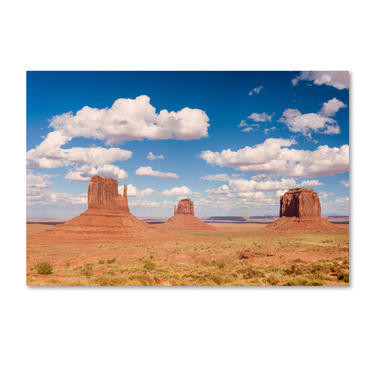 Michael Blanchette Photography 'Three Buttes' Canvas Art 16 X 24