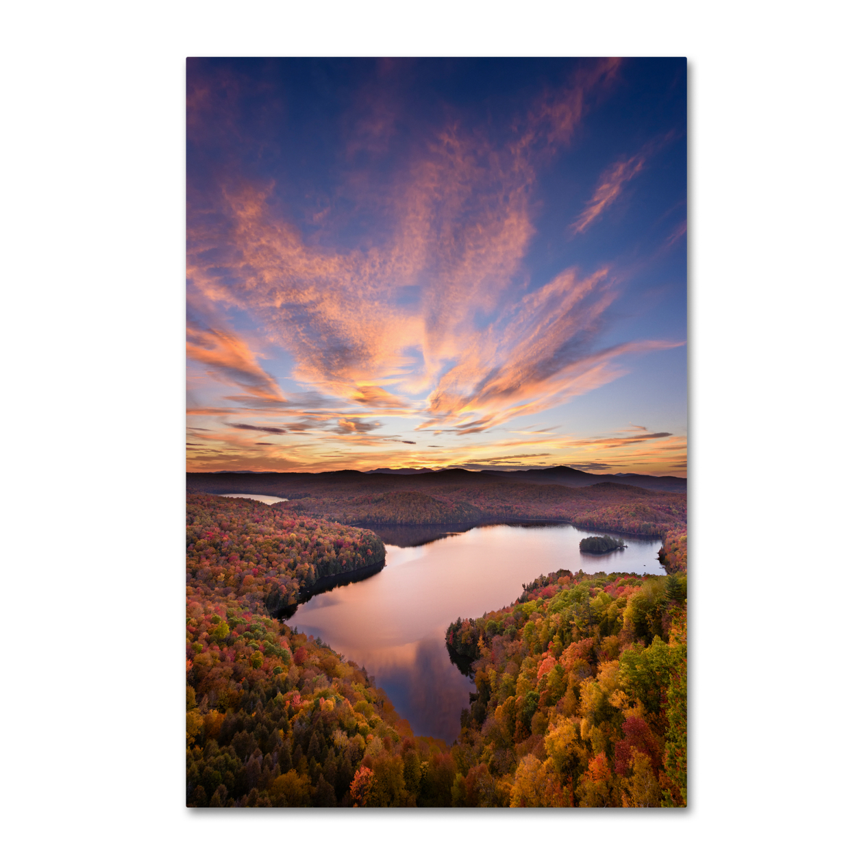 Michael Blanchette Photography 'View From The Ledge' Canvas Art 16 X 24