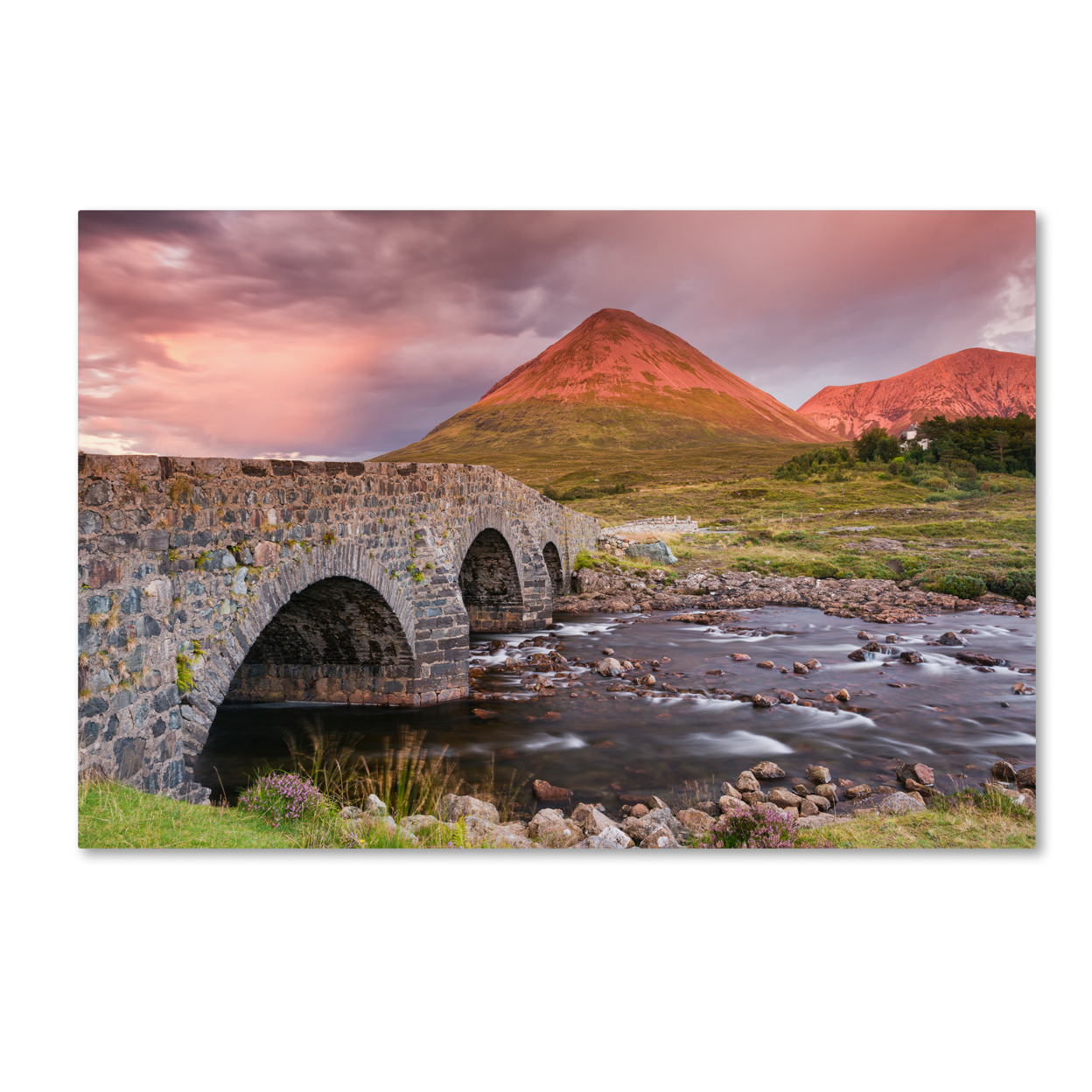 Michael Blanchette Photography 'Scottish Bridge' Canvas Art 16 X 24