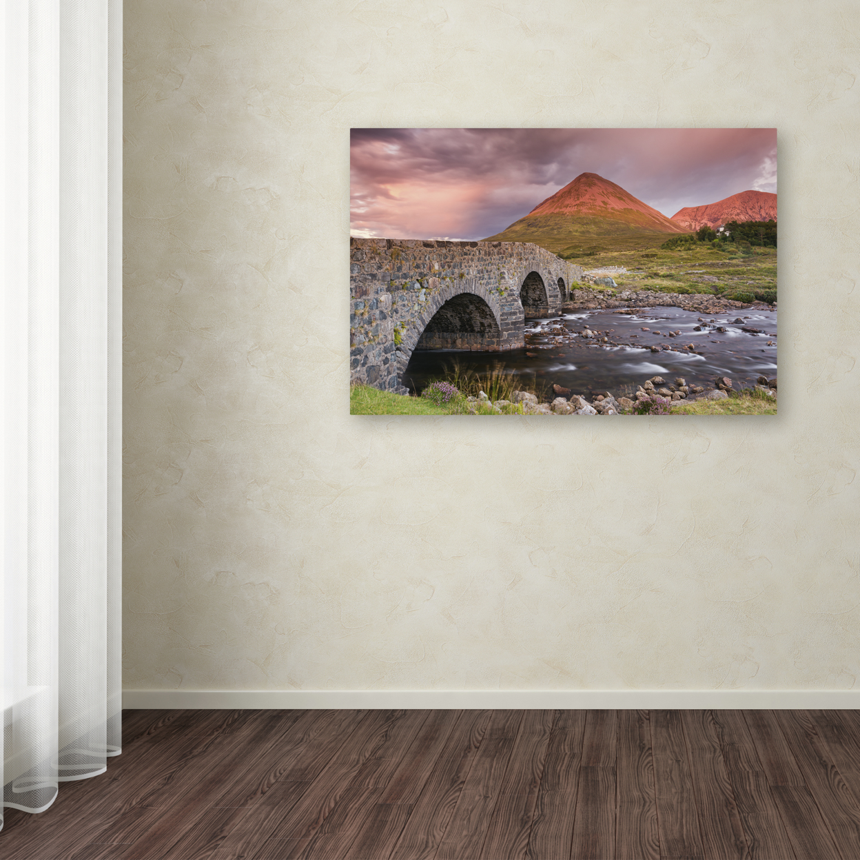 Michael Blanchette Photography 'Scottish Bridge' Canvas Art 16 X 24