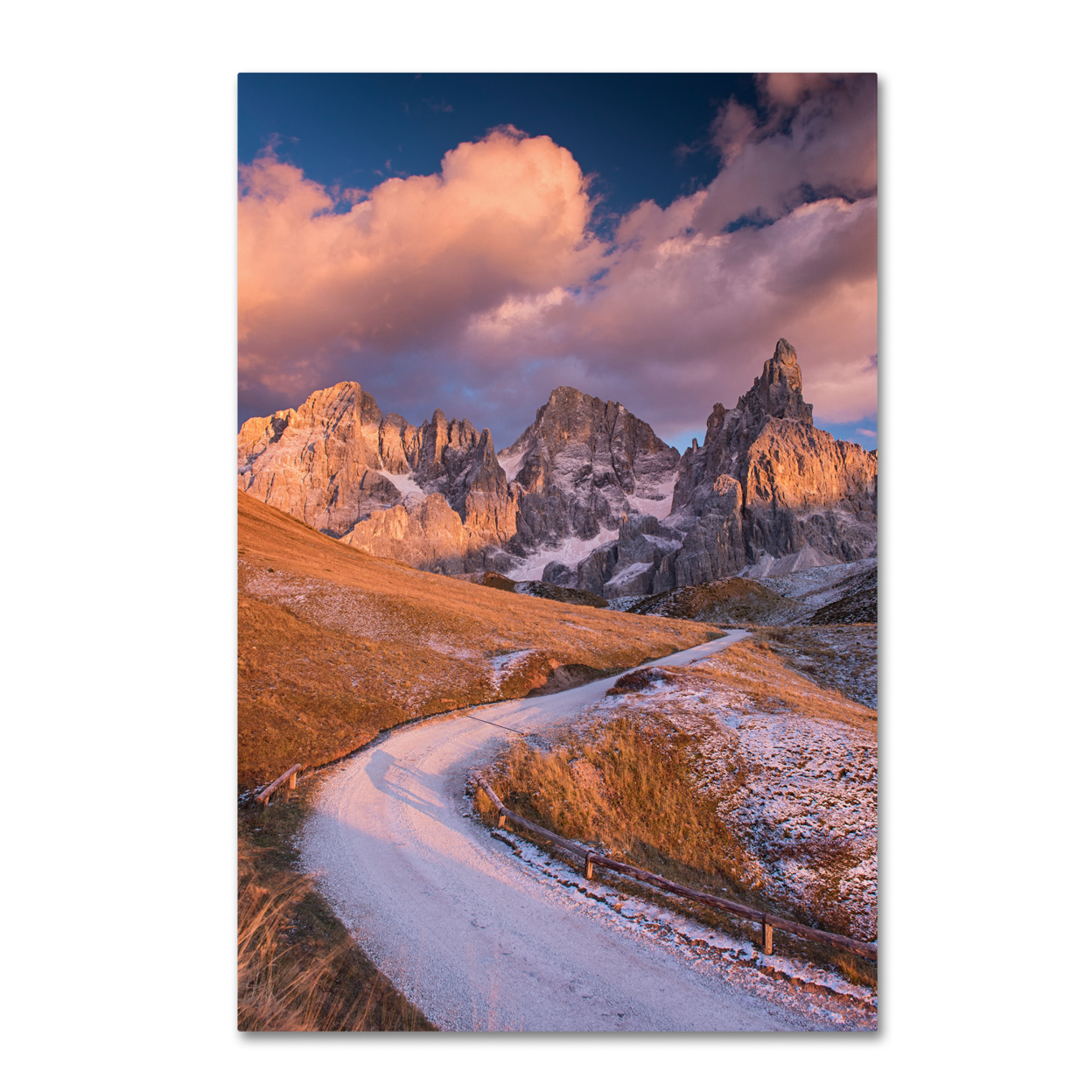 Michael Blanchette Photography 'The High Road' Canvas Art 16 X 24