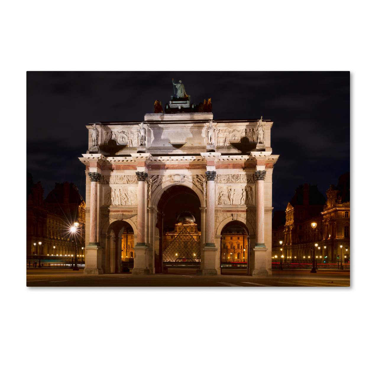 Michael Blanchette Photography 'Arc De Triomphe' Canvas Art 16 X 24