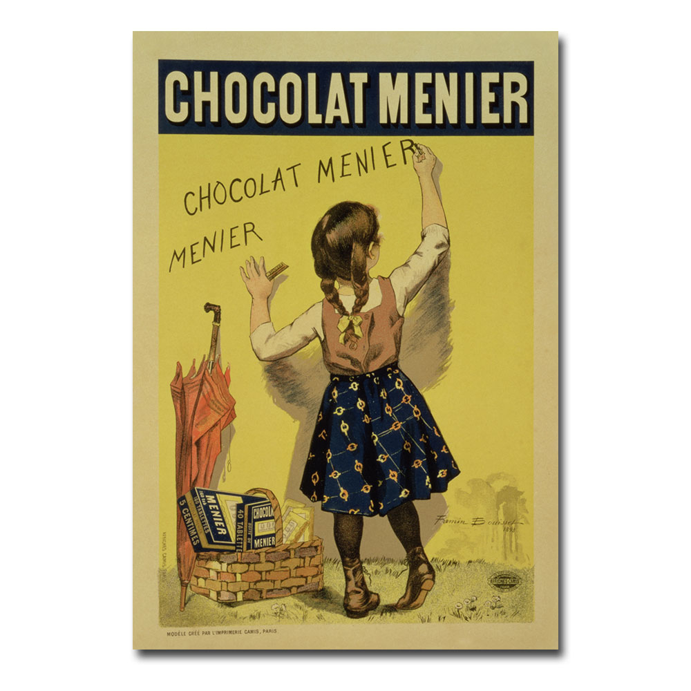 Firmin Bouisset 'Menier Chocolate 1893' Canvas Art 16 X 24