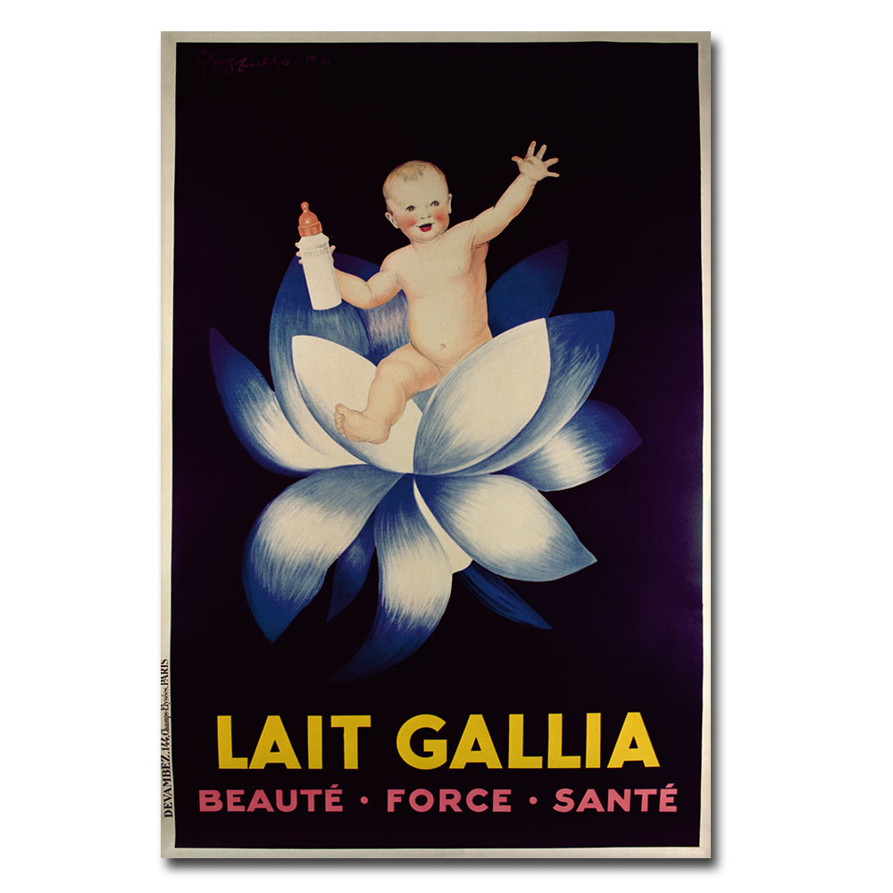 Lait Gallia 1931' Canvas Art 16 X 24