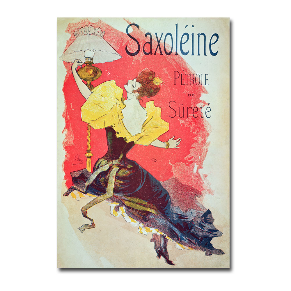 Jules Cheret 'Saxoleine' Canvas Art 16 X 24