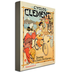 Cycles Clement' Canvas Art 16 X 24
