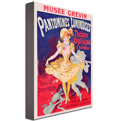 Jules Cheret 'Pantomimes Lumineuses 1892' Canvas Art 16 X 24