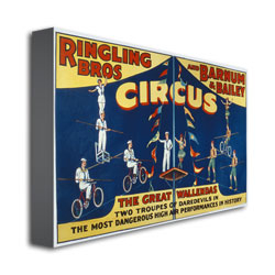 Ringling Brothers And Barnam & Bailey Circus' Canvas Art 16 X 24