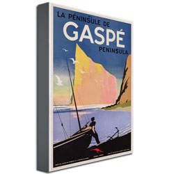 Gaspe Peninsula Quebec 1939' Canvas Art 16 X 24