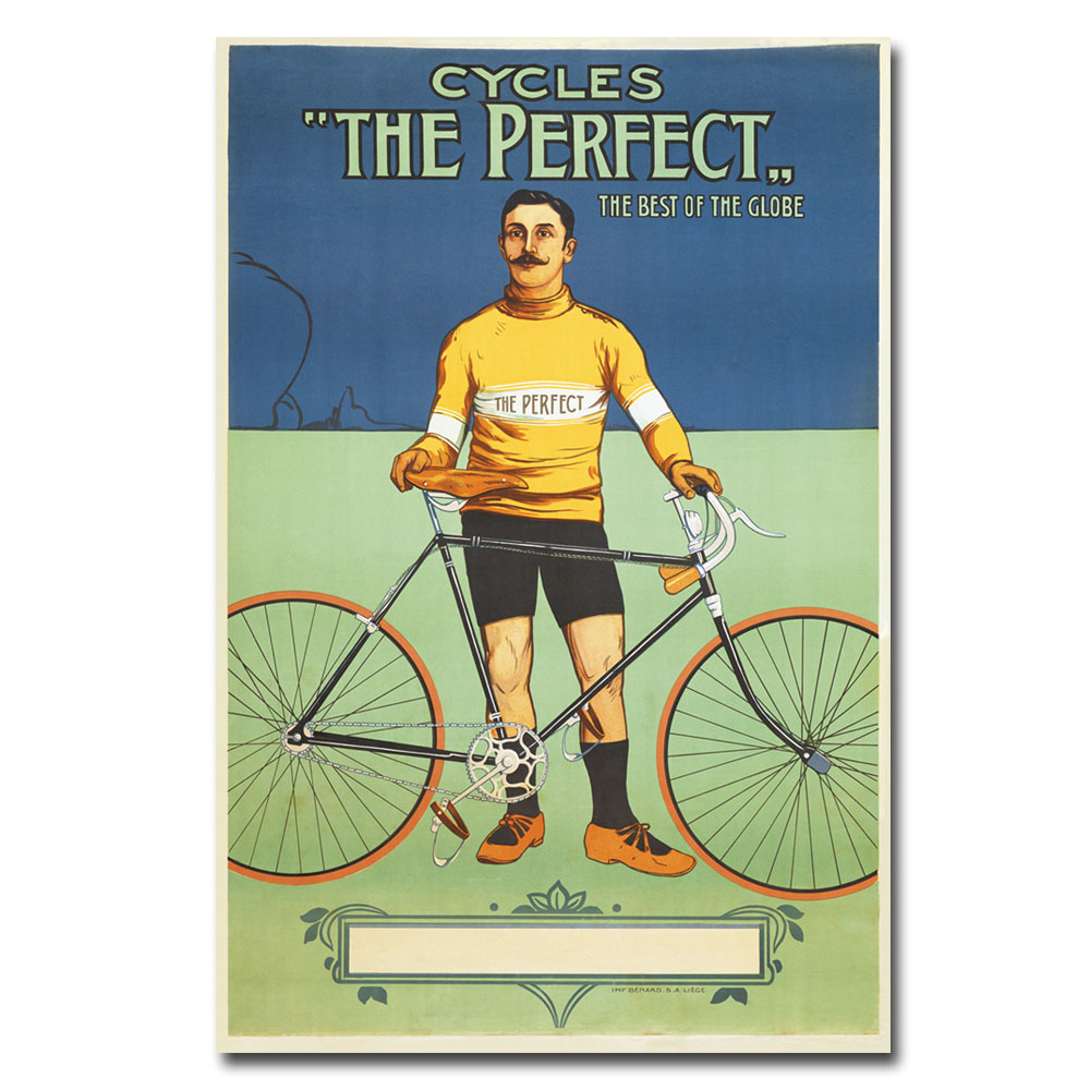 The Perfect Bicycle 1895' Canvas Art 16 X 24
