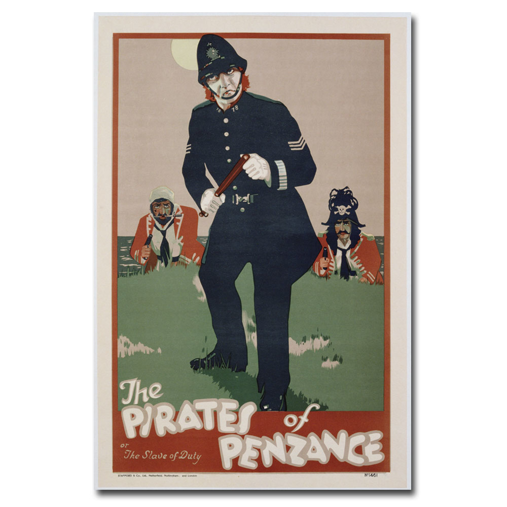 The Pirates Of Penzance 1930' Canvas Art 16 X 24