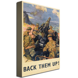 Back Them Up 1941' Canvas Art 16 X 24