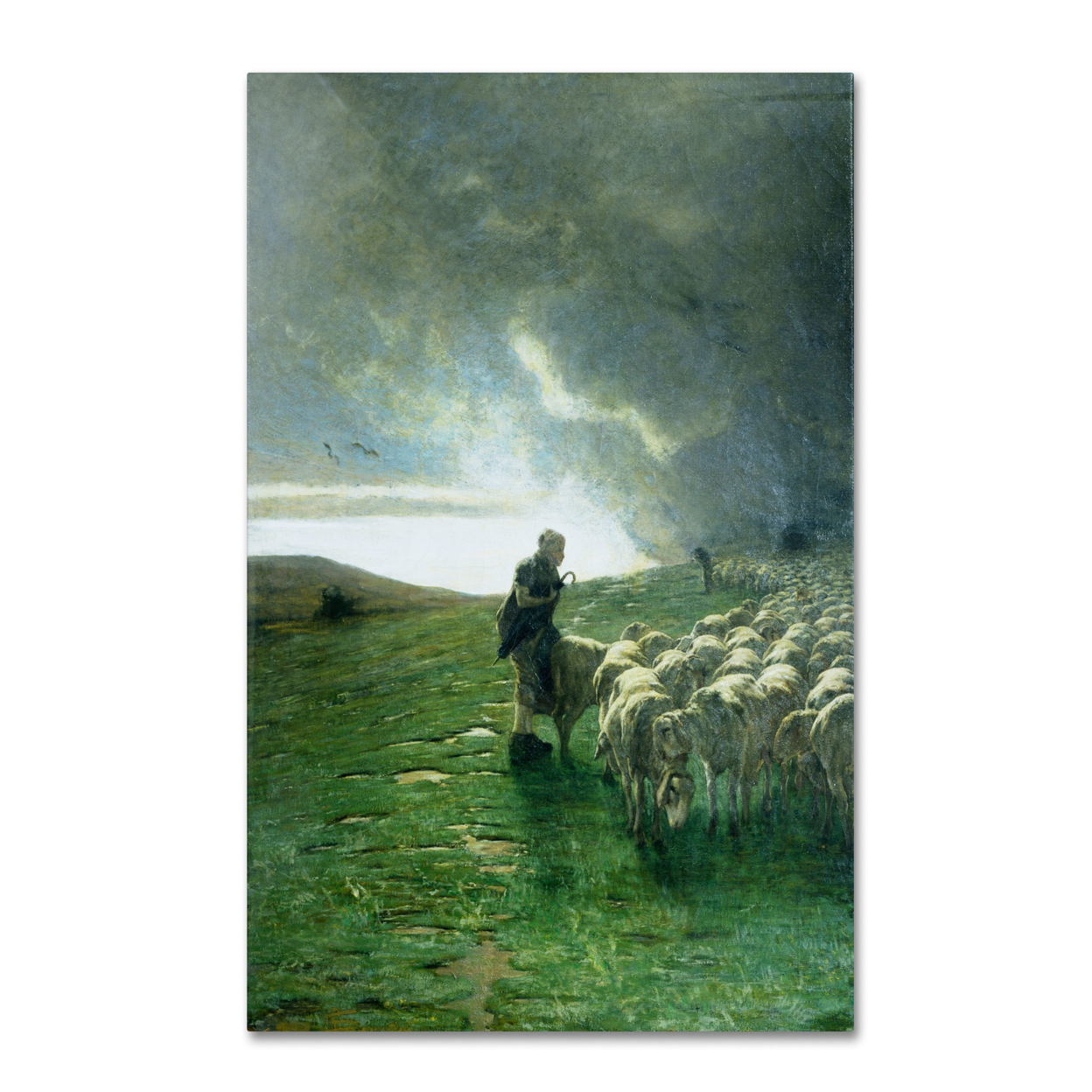 Giovanni Segantini 'After Storm' Canvas Art 16 X 24